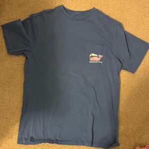 Vineyard Vines Men's Tee in Slate Blue